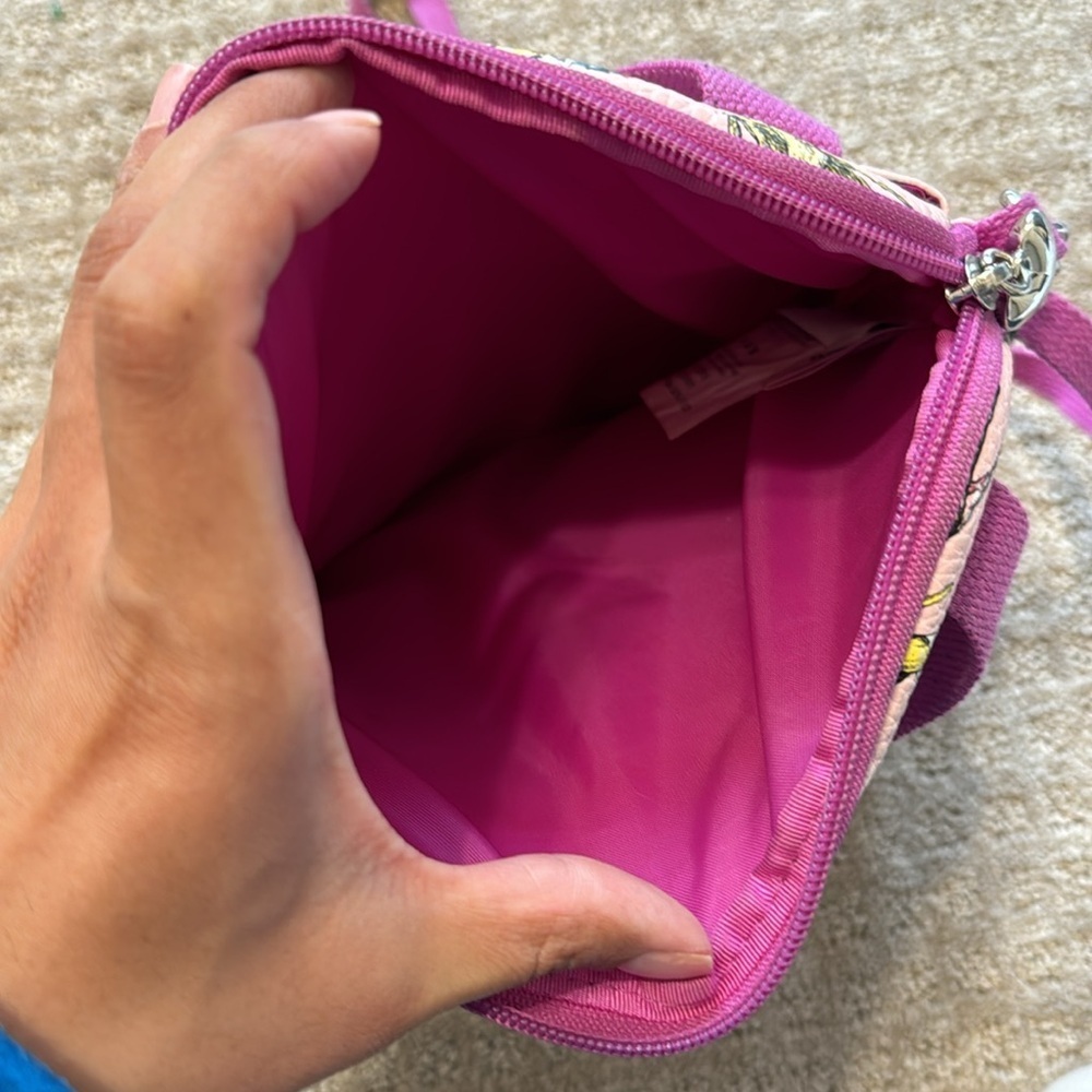 Disney Princess High Heel Print Crossbody Bag Pink Mini Tote Purse Adjustable - Picture 8 of 10